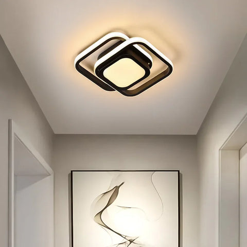 LED-Deckenlampe für Aisles, Flure und Wohnräume: Dreifarbige Beleuchtung, einfache Deckenmontage im Schlaf- und Esszimmer.