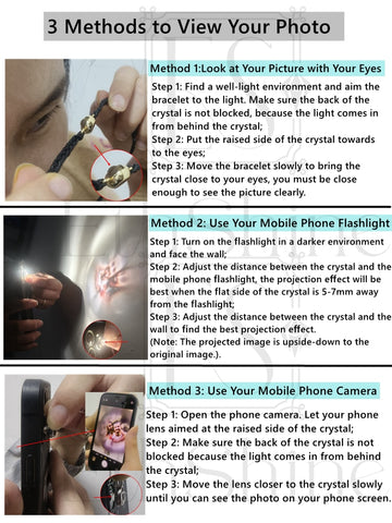 "Einzigartiges Foto-Armband: Individueller Schmuck mit Ihrem eigenen Bild"