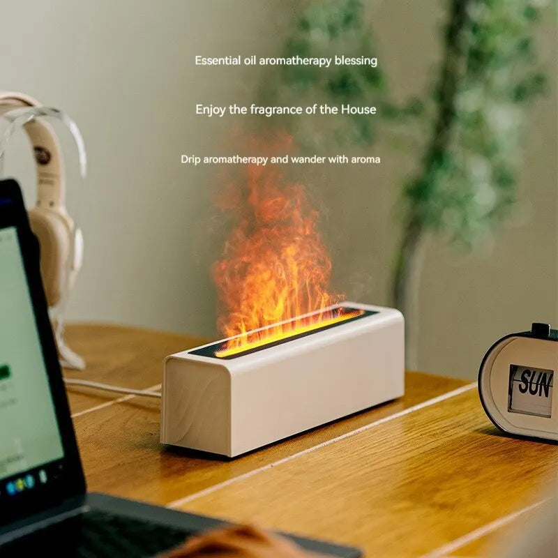 Lufterfrischer mit Flammen Hologramm