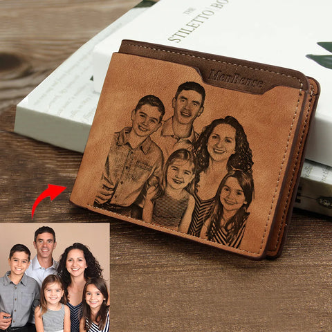Unvergessliche Verbundenheit: Personalisierte Familien-Geldbörse für Besondere Erinnerungen