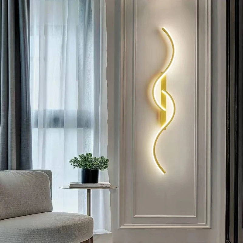 MinimalLuxe LED-Wandlampe: Stilvolles LED-Licht für ein modernes Schlafzimmer