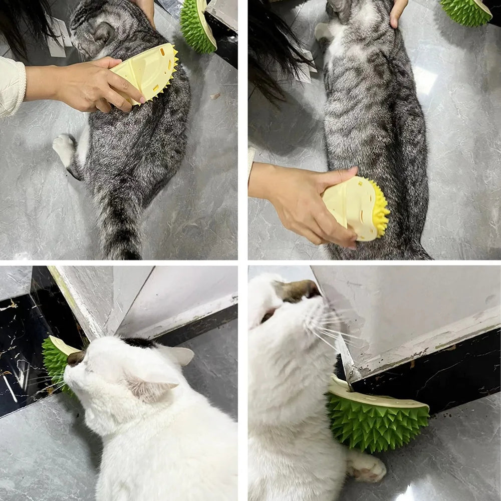Kratzmassagegerät für Katzen - Pflegebürste zur Haarentfernung und Fellpflege von Hunden und Kätzchen"
