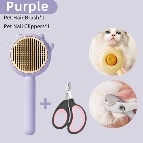 "Haustierpflege-Set: Grooming Needle Brush Magic Massage Comb & Pet Nail Clippers für Katzen und Hunde"
