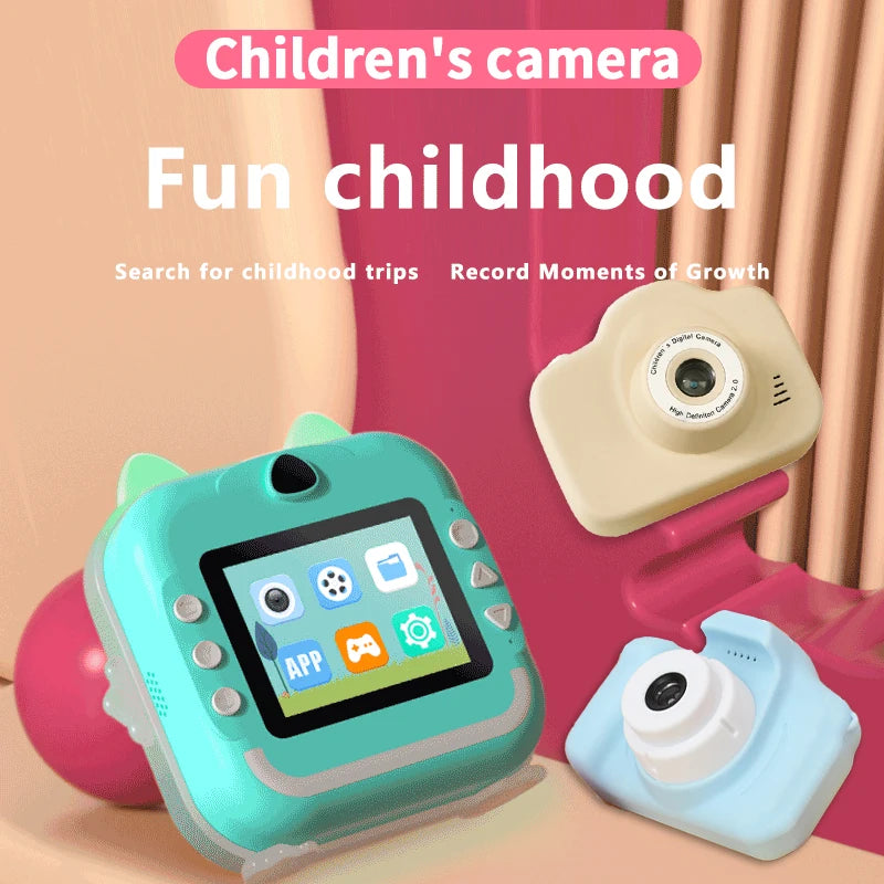 Kinder 1080p HD Digital kamera Spielzeug Sofort druck
