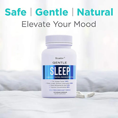 Bcuelov - Natürliche Schlafunterstützung für tiefen, ungestörten Schlaf mit  "Stressabbau und kostenfreiem Versand"