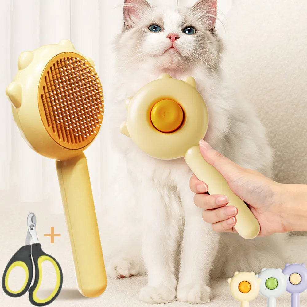 "Haustierpflege-Set: Grooming Needle Brush Magic Massage Comb & Pet Nail Clippers für Katzen und Hunde"